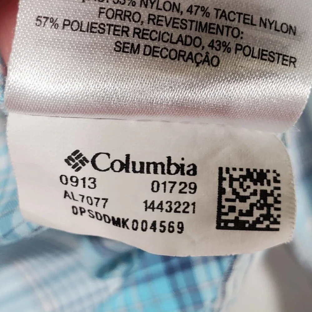 Columbia Silver Ridge Plaid Long Sleeve Shirt Blue Size Small - Picture 9 of 13
